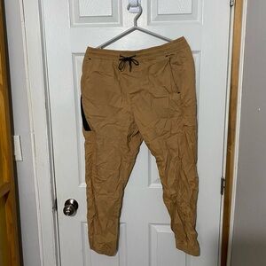 American eagle khaki joggers size medium